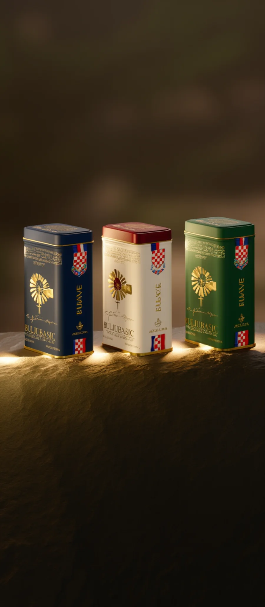 Trío premium de latas Buljubasic